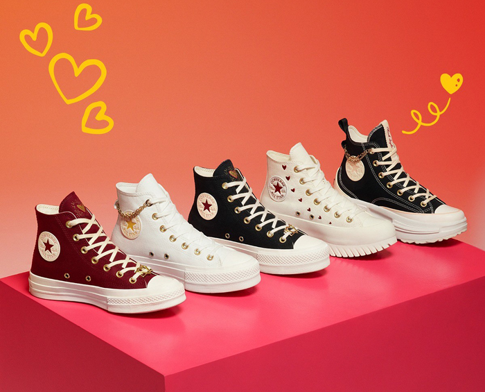 Những kiểu giày Converse phiên bản Valentine không thể bỏ lỡ